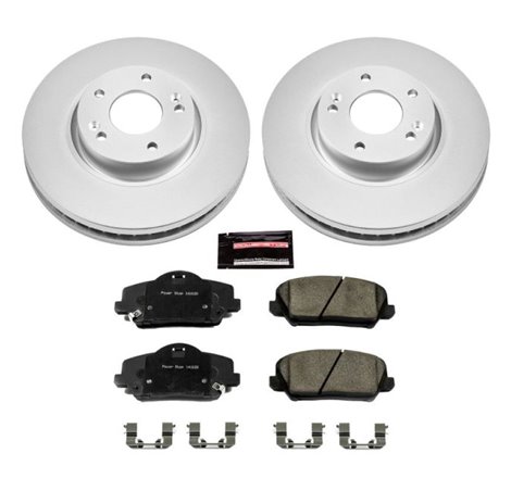 Power Stop 14-17 Kia Forte5 Front Z17 Evolution Geomet Coated Brake Kit