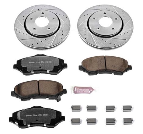 Power Stop 08-16 Chrysler Town & Country Front Z36 Truck & Tow Brake Kit