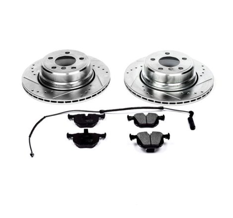 Power Stop 02-06 BMW X5 Rear Z23 Evolution Sport Brake Kit