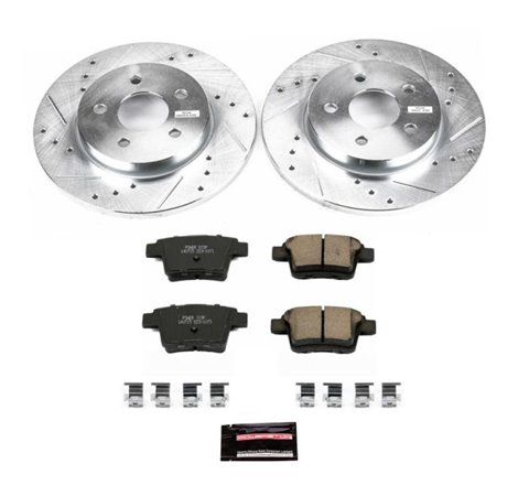 Power Stop 05-08 Jaguar X-Type Rear Z23 Evolution Sport Brake Kit