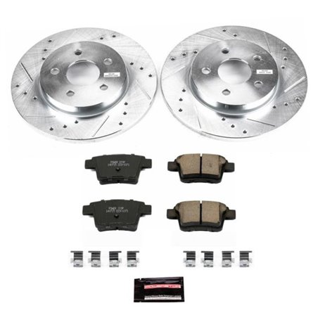 Power Stop 05-08 Jaguar X-Type Rear Z23 Evolution Sport Brake Kit