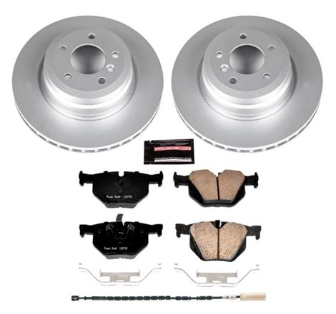 Power Stop 11-13 BMW 335i Rear Z23 Evolution Sport Coated Brake Kit