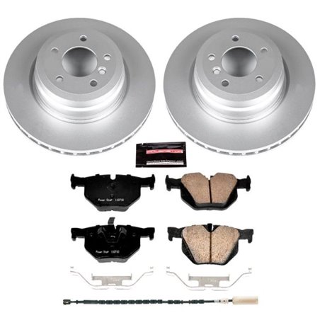 Power Stop 11-13 BMW 335i Rear Z23 Evolution Sport Coated Brake Kit