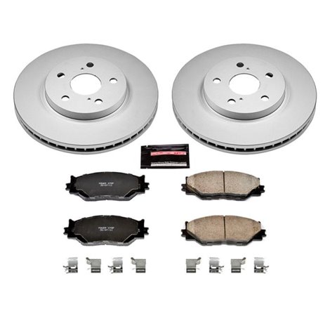 Power Stop 06-15 Lexus IS250 Front Z17 Evolution Geomet Coated Brake Kit