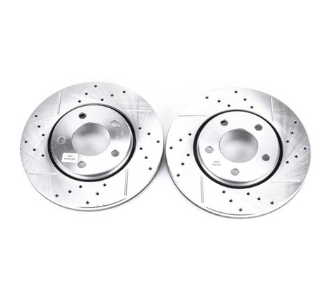 Power Stop 02-07 Chrysler Town & Country Front Evolution Drilled & Slotted Rotors - Pair