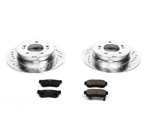 Power Stop 06-08 Hyundai Sonata Rear Z23 Evolution Sport Brake Kit