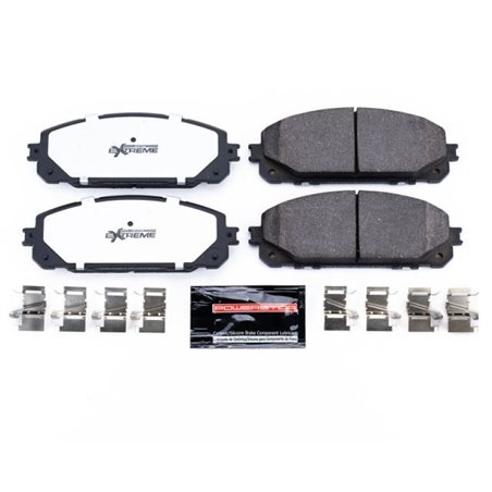 Power Stop 14-19 Jeep Cherokee Front Z36 Truck & Tow Brake Pads w/Hardware