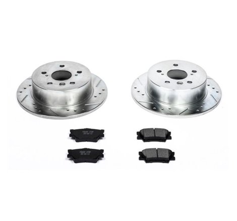 Power Stop 06-10 Hummer H3 Rear Z23 Evolution Sport Brake Kit