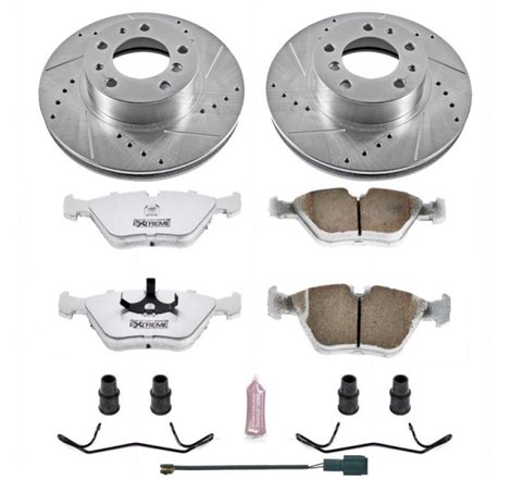 Power Stop 94-95 BMW 540i Front Z26 Street Warrior Brake Kit