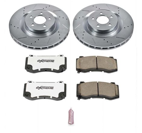 Power Stop 05-10 Chrysler 300 SRT8 Front Z26 Street Warrior Brake Kit