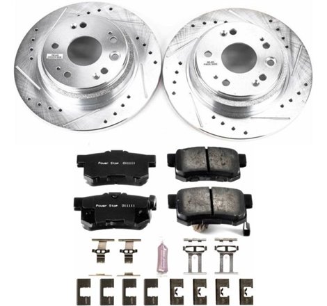 Power Stop 02-04 Acura RL Rear Z23 Evolution Sport Brake Kit