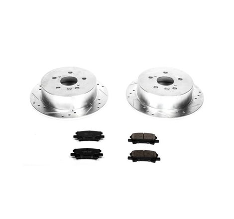 Power Stop 04-06 Lexus RX330 Rear Z23 Evolution Sport Brake Kit