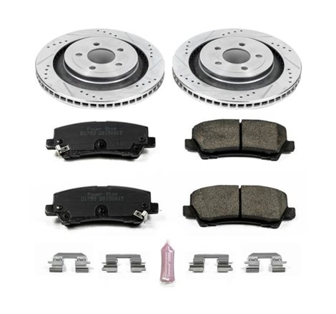 Power Stop 15-19 Ford Mustang Rear Z23 Evolution Sport Brake Kit