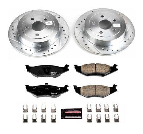 Power Stop 96-00 Plymouth Breeze Rear Z23 Evolution Sport Brake Kit