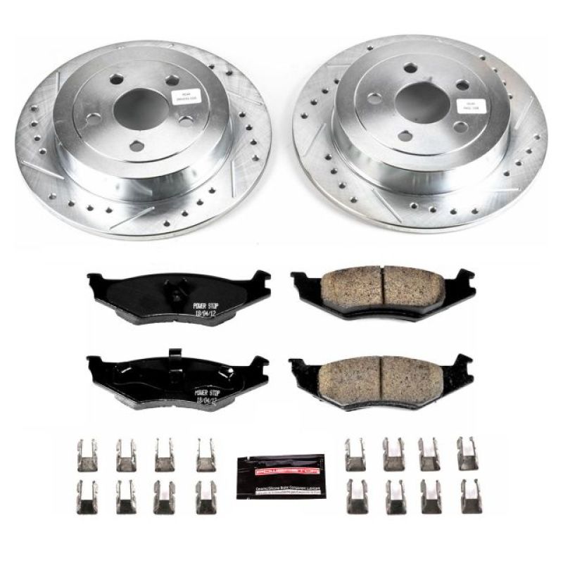 Power Stop 96-00 Plymouth Breeze Rear Z23 Evolution Sport Brake Kit