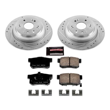 Power Stop 10-11 Honda Accord Crosstour Rear Z23 Evolution Sport Brake Kit