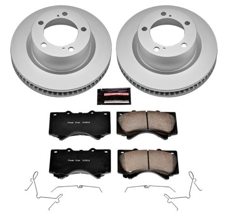 Power Stop 08-11 Lexus LX570 Front Z17 Evolution Geomet Coated Brake Kit