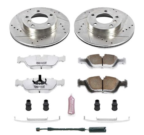 Power Stop 92-98 BMW 318i Front Z26 Street Warrior Brake Kit