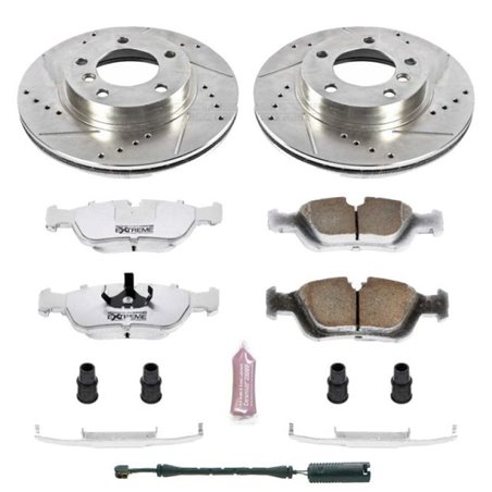 Power Stop 92-98 BMW 318i Front Z26 Street Warrior Brake Kit