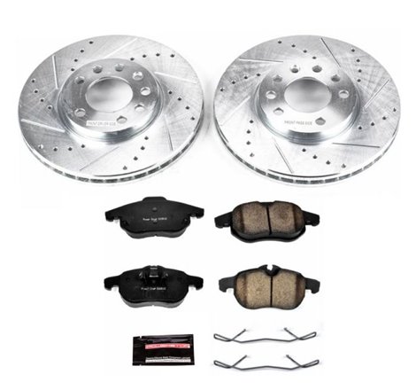 Power Stop 03-11 Saab 9-3 Front Z23 Evolution Sport Brake Kit