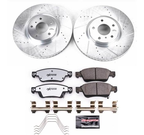 Power Stop 07-08 Infiniti G35 Front Z26 Street Warrior Brake Kit