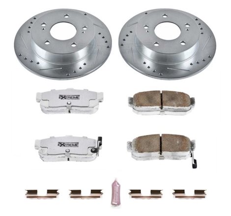 Power Stop 89-94 Nissan Maxima Rear Z26 Street Warrior Brake Kit