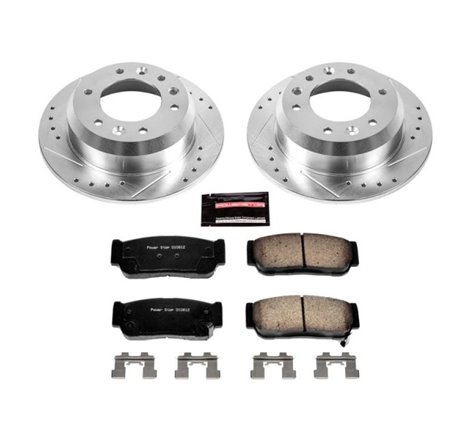 Power Stop 2007 Hyundai Entourage Rear Z23 Evolution Sport Brake Kit