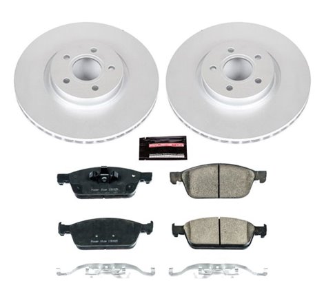 Power Stop 13-19 Ford Escape Front Z23 Evolution Sport Coated Brake Kit