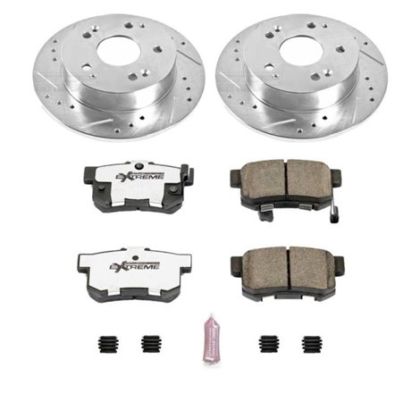 Power Stop 97-01 Acura Integra Rear Z26 Street Warrior Brake Kit