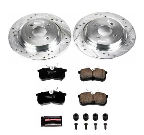 Power Stop 02-04 Ford Focus Rear Z23 Evolution Sport Brake Kit