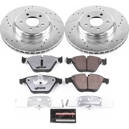 Power Stop 14-16 BMW 535d Front Z26 Street Warrior Brake Kit