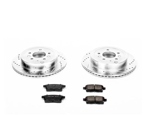 Power Stop 07-12 Mazda CX-7 Rear Z23 Evolution Sport Brake Kit