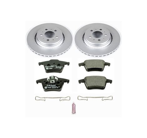 Power Stop 03-14 Volvo XC90 Rear Euro-Stop Brake Kit