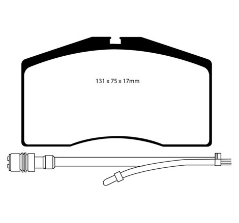 EBC 93-95 Porsche 911 (964) 3.6 Turbo Bluestuff Front Brake Pads