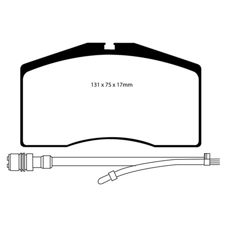 EBC 93-95 Porsche 911 (964) 3.6 Turbo Bluestuff Front Brake Pads