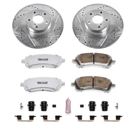 Power Stop 02-03 Subaru Impreza Front Z26 Street Warrior Brake Kit