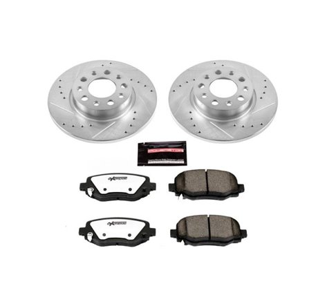 Power Stop 16-18 Fiat 500X Rear Z36 Truck & Tow Brake Kit