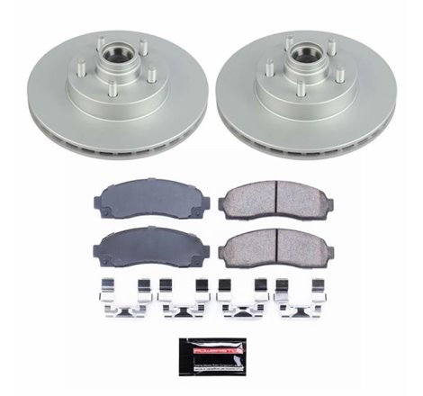 Power Stop 10-11 Ford Ranger Front Z17 Evolution Geomet Coated Brake Kit