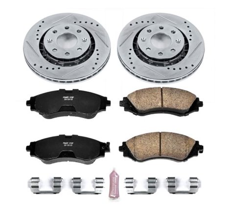 Power Stop 04-11 Chevrolet Aveo Front Z23 Evolution Sport Brake Kit