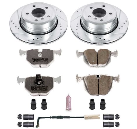 Power Stop 06-07 BMW 530xi Rear Z26 Street Warrior Brake Kit