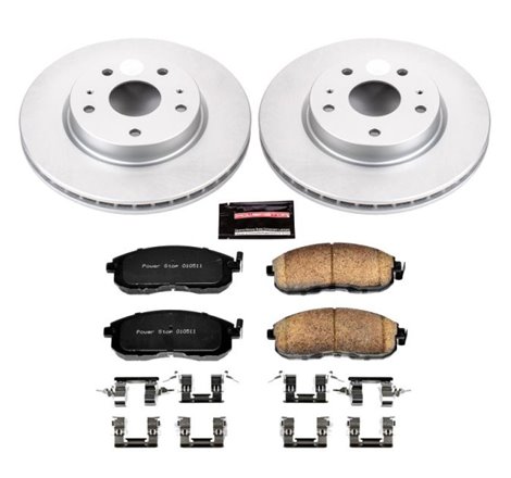 Power Stop 07-13 Suzuki SX4 Front Z17 Evolution Geomet Coated Brake Kit