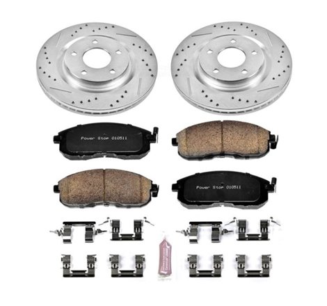 Power Stop 11-17 Nissan Juke Front Z23 Evolution Sport Brake Kit