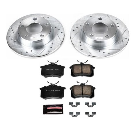 Power Stop 98-04 Audi A6 Quattro Rear Z23 Evolution Sport Brake Kit