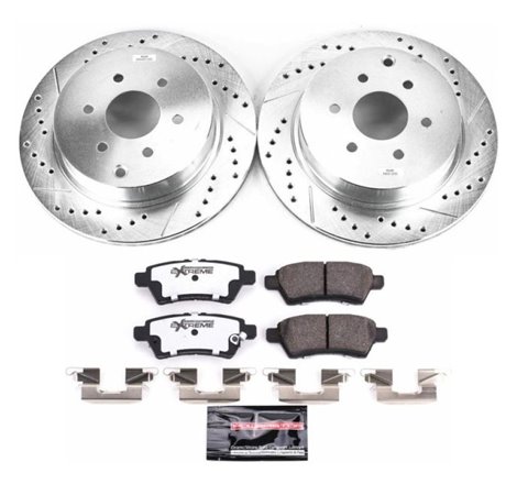 Power Stop 05-12 Nissan Pathfinder Rear Z36 Truck & Tow Brake Kit