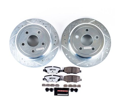 Power Stop 07-17 Jeep Wrangler Rear Z36 Truck & Tow Brake Kit