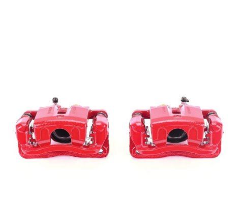 Power Stop 09-11 Hyundai Genesis Rear Red Calipers w/Brackets - Pair