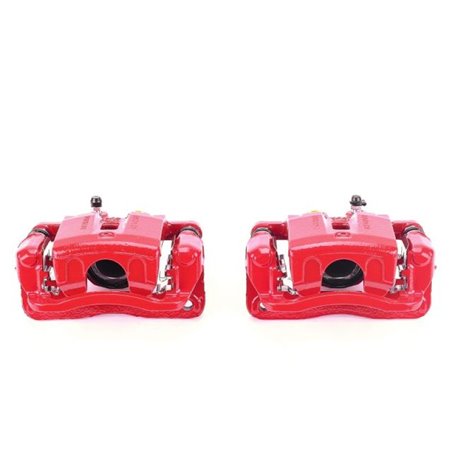 Power Stop 09-11 Hyundai Genesis Rear Red Calipers w/Brackets - Pair