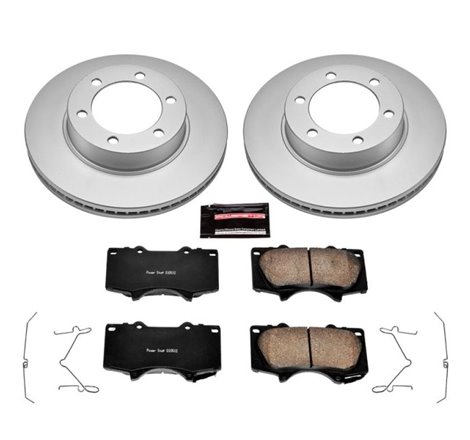 Power Stop 01-07 Toyota Sequoia Front Z17 Evolution Geomet Coated Brake Kit