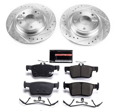 Power Stop 17-19 Honda Civic Rear Z23 Evolution Sport Brake Kit