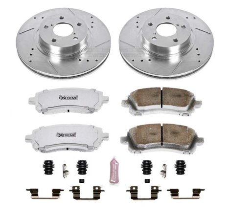 Power Stop 98-02 Subaru Forester Front Z26 Street Warrior Brake Kit